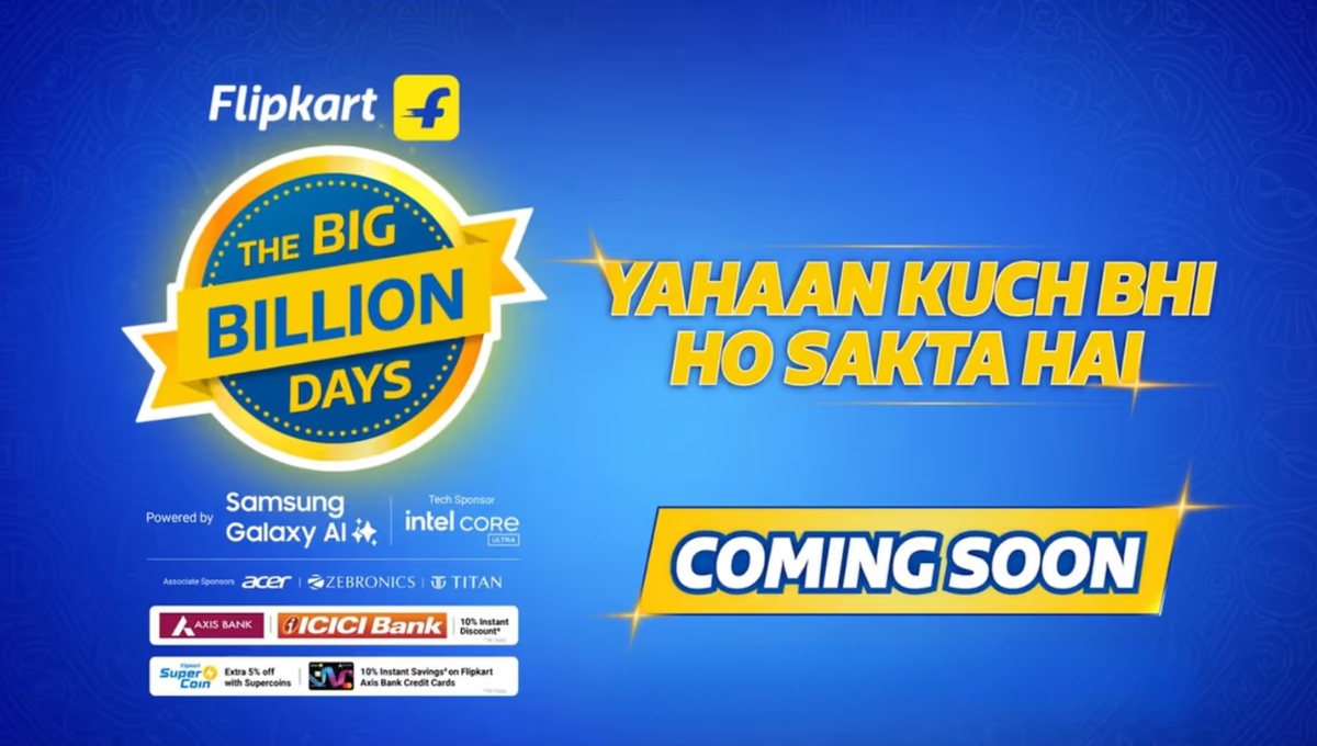 Flipkart Big Billion Days 2025: साल की सबसे बड़ी सेल का इंतजार खत्म