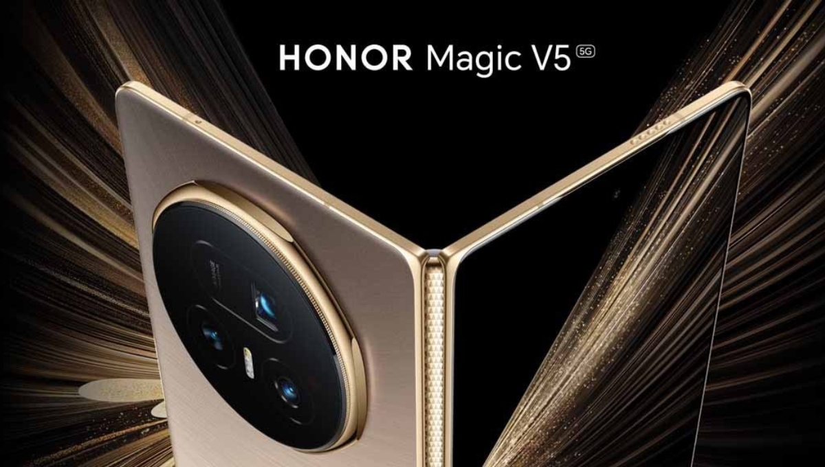 Honor Magic V5: 5820mAh बैटरी और ₹1,20,000 कीमत के साथ सबसे मजबूत फोल्डेबल स्मार्टफोन