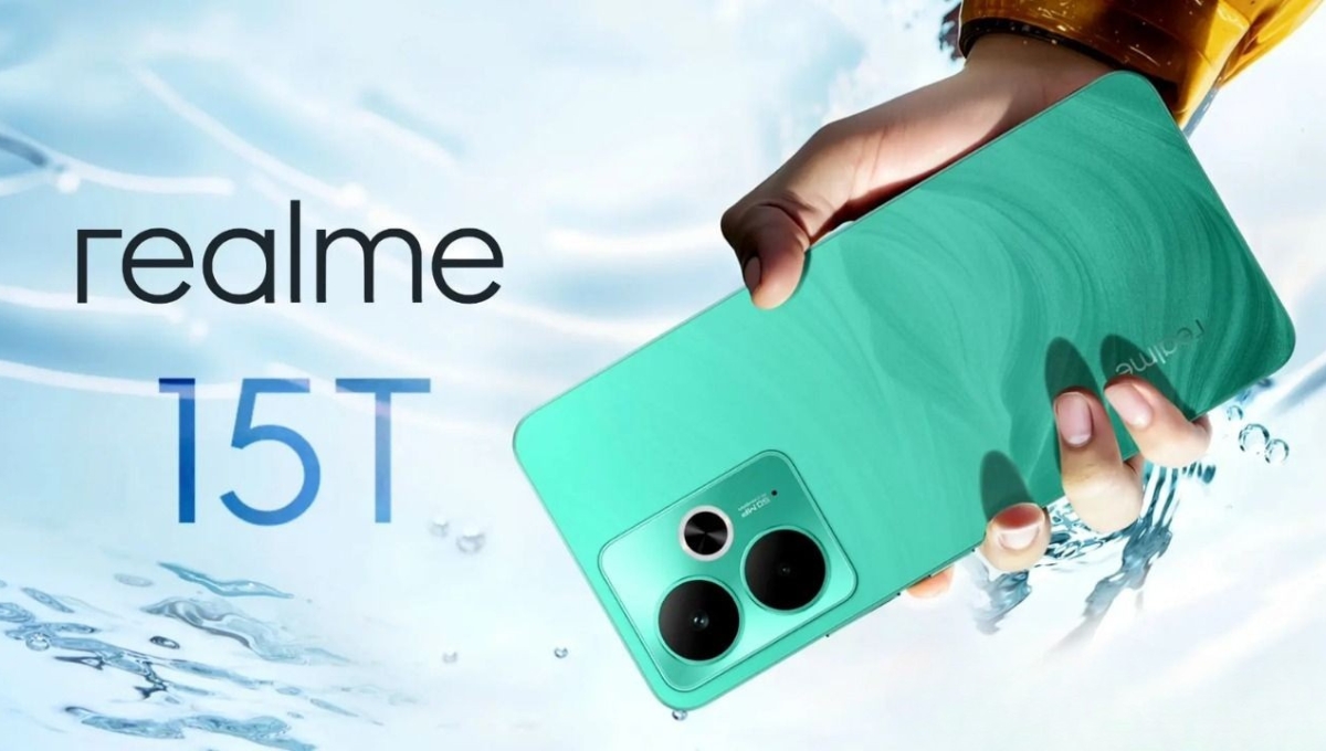 Realme 15T: Dimensity 6400 Max प्रोसेसर और 5500mAh बैटरी के साथ आएगा तगड़ा स्मार्टफोन