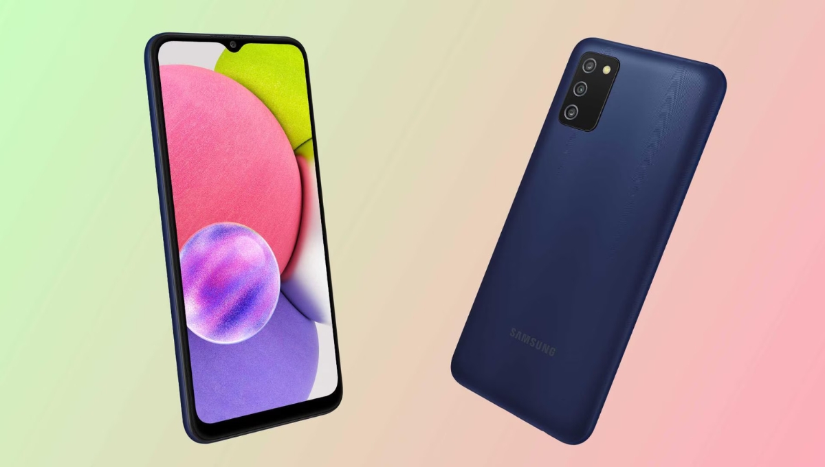Samsung Galaxy A03s: दमदार बैटरी बैकअप 5000mAh और ट्रिपल कैमरा वाला स्मार्टफोन, कीमत सिर्फ ₹9,499