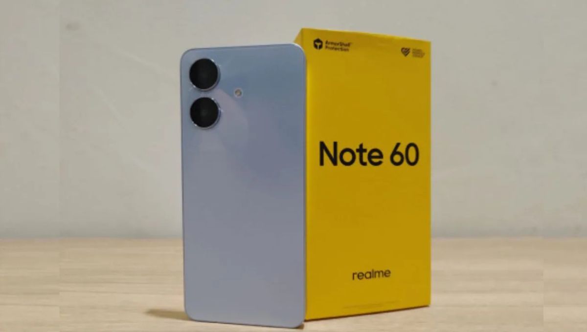 Realme Note 60: बड़ा डिस्प्ले, दमदार बैटरी और 32MP कैमरा के साथ, सिर्फ Rs13,500 से शुरू