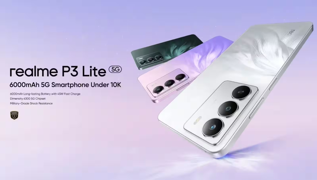 Realme P3 Lite 5G: 6000mAh बैटरी, 120Hz डिस्प्ले और बजट में ₹14,999 की कीमत