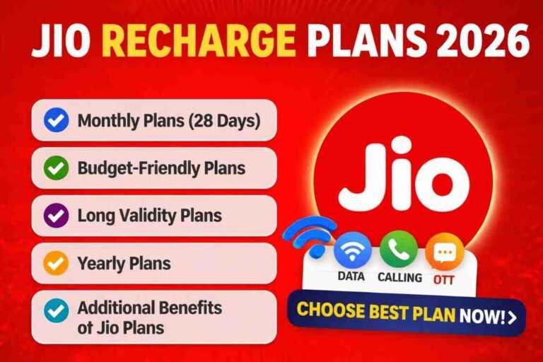 Jio Best Recharge Plans 2026